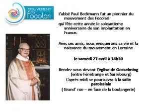 Invitation Paul Beckmann